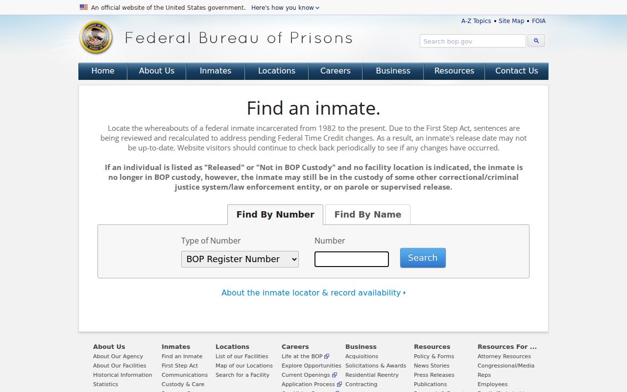 Lenoir County arrest history federal inmate locator