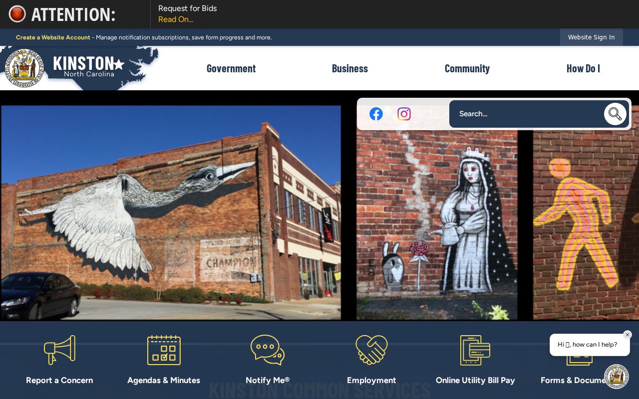 City of Kinston criminal history agency gateway
