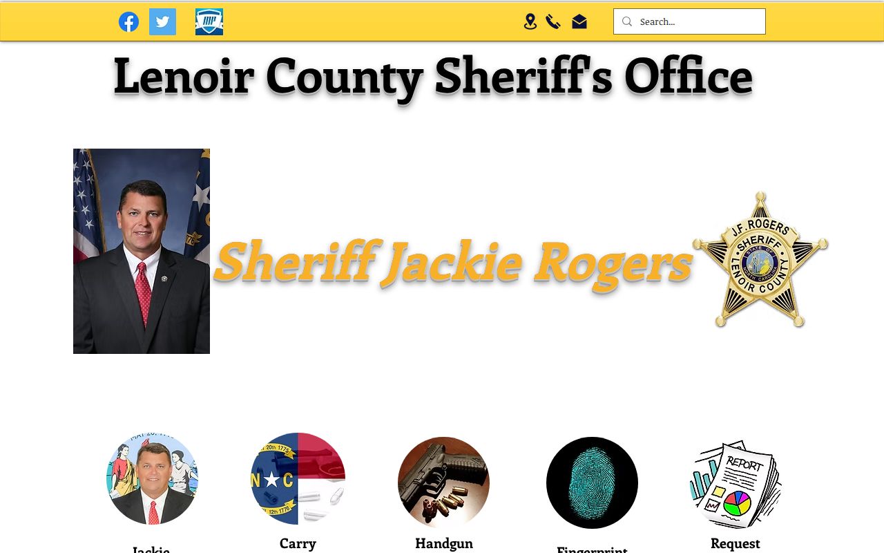 Lenoir County criminal records sheriff office website